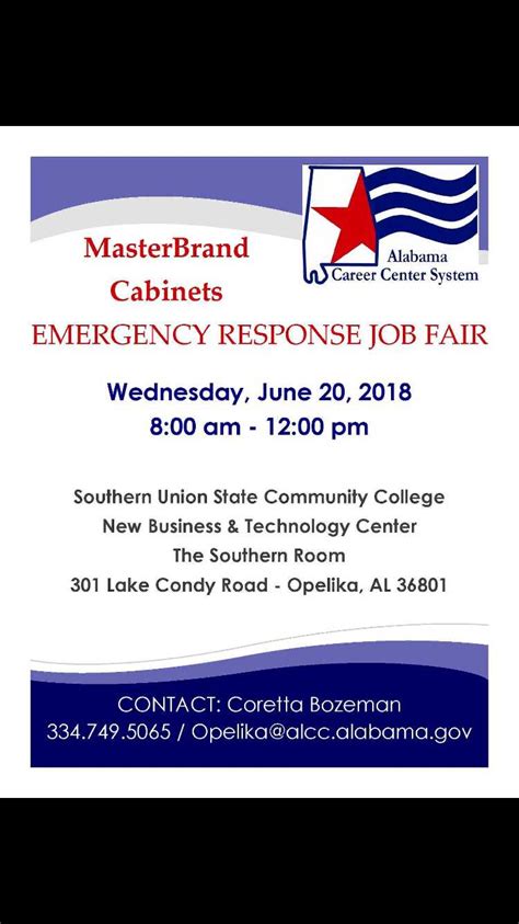 The Alabama Career Center System To Put On Emergency Job Fair For