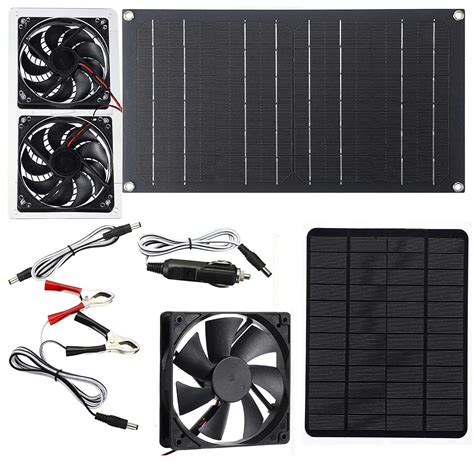 Solar Panel Fan Kit 10w Solar Powered Fans Solar Power Fan Ventilates