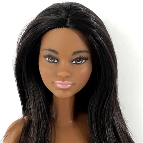 Nude Hybrid Barbie Doll Made To Move Body Gorgeous African American Mtm