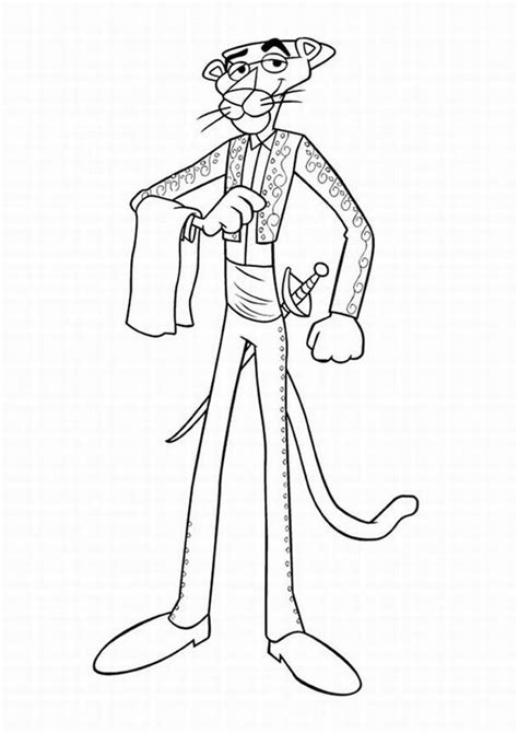 More cartoon characters coloring pages. Free Printable Pink Panther Coloring Pages For Kids