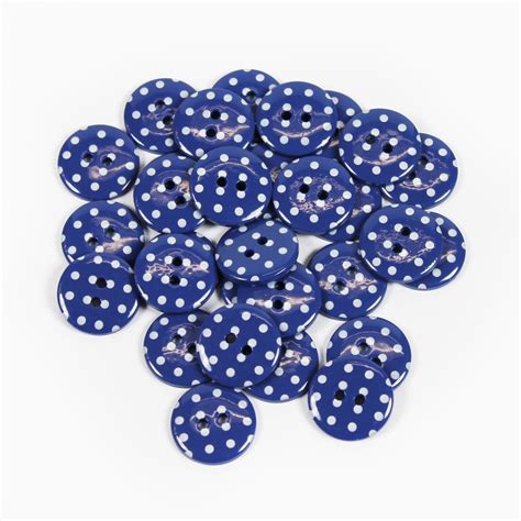 Spotty Polka Dot Buttons 12 Colours 5 Sizes Packs Of 210 Ebay