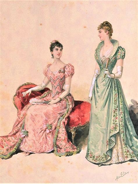 La Mode Illustree 1891 Edwardian Era Fashion Fashion Illustration