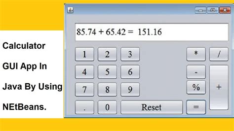 Simple Calculator Using Java Swing Free Source Code Projects Images