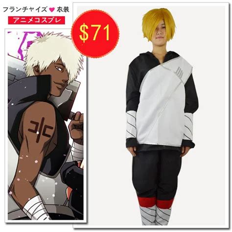Free Shipping Wholesale Ninja Naruto Raikage Cosplay Costumecostume