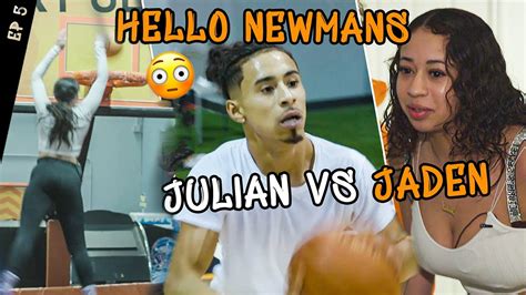 Ready For The Overseas Move Jaden Newman DUNKS On Trampoline Julian