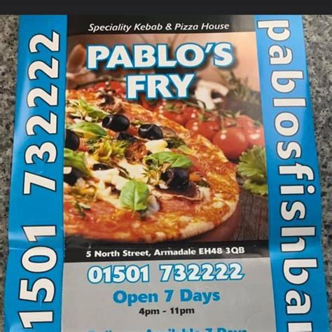 Pablos Fry Posts Bathgate Menu Prices Restaurant Reviews Facebook
