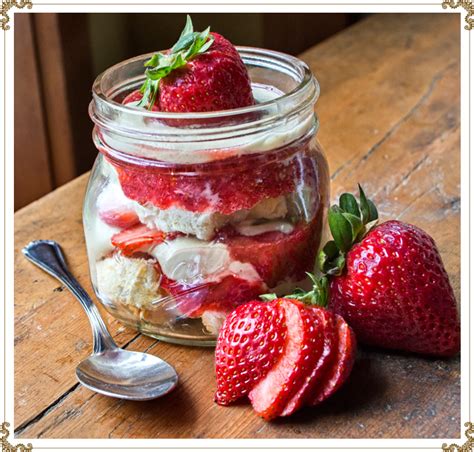 Strawberry Shortcake In A Jar Gluten Free Dairy Free Organic