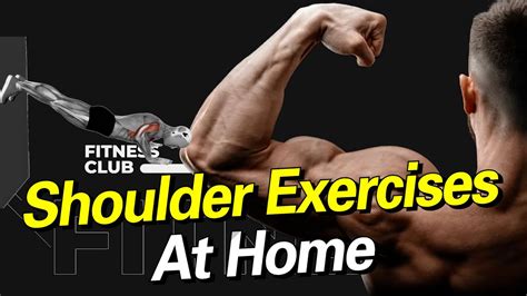 Shoulder Exercises At Home Youtube