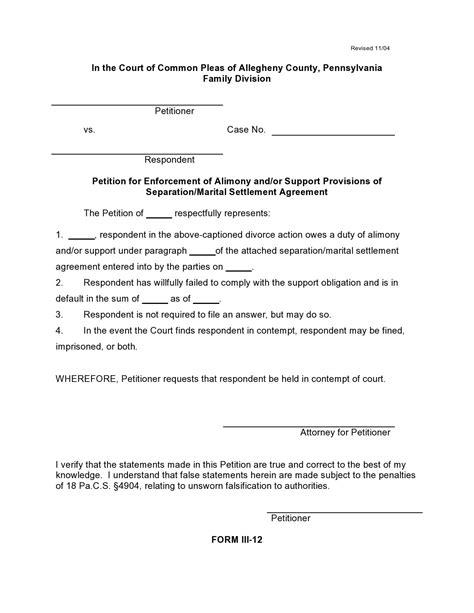 Editable Marital Settlement Agreements Word PDF ᐅ TemplateLab