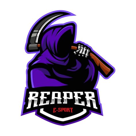 Premium Vector Reaper Mascot Logo Design Vector Grim Reaper