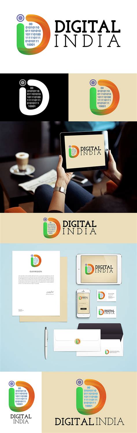 Digital India Logo Concept On Behance Digital India India Logo Logo