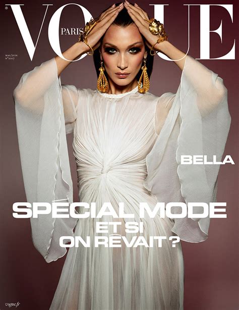 Bella Hadid And Gigi Hadid Cover Vogue Paris May June 2020 Issue