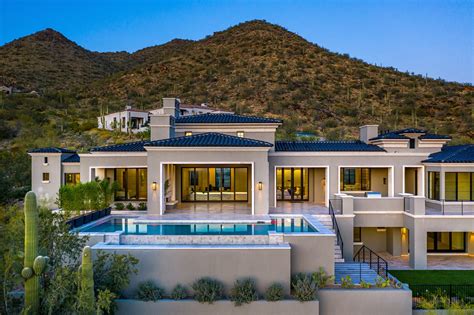 Luxury Homes Scottsdale Dc Ranch Hillside Mansion Sells For 605m