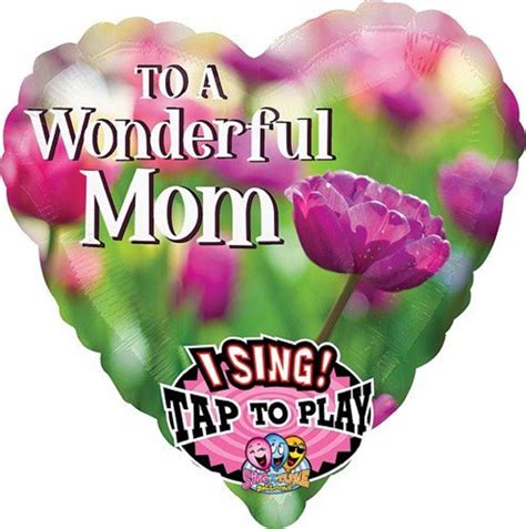 Loonballoon To A Wonderful Mom Sing A Tune Muti Color Singing