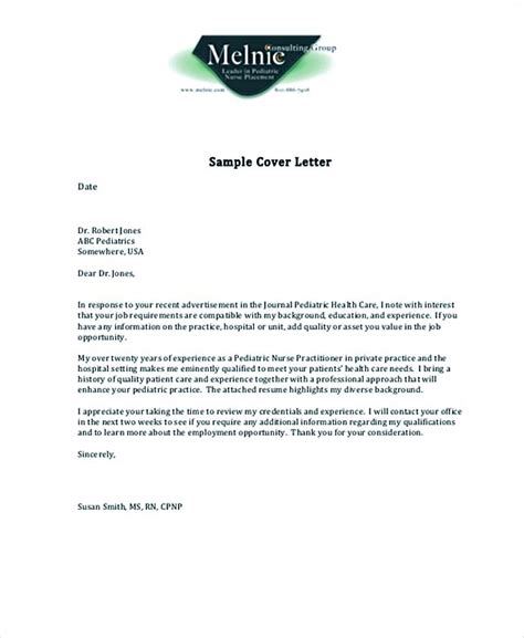 Choose from 20+ professional cover letter templates that match your resume. 10+ Nursing Cover Letter Sample - How to Write Perfect ...