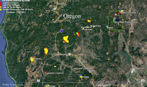 Fires In Southwest Oregon Were Very Active Sunday Wildfire Today
