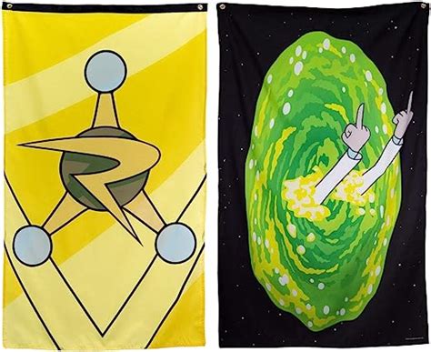 Rick And Morty Inspired Middle Finger Through Portal Acrylic Painting