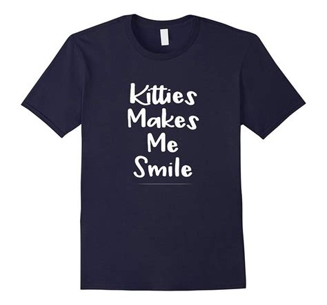 Kitties Make Me Smile T Shirt Cute Kitty Git Tee Teevkd Teacher Shirts Funny Japanese Tshirt