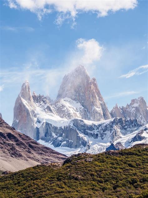 Mount Fitz Roy In El Chalten Los Glaciares National Park In Argentina