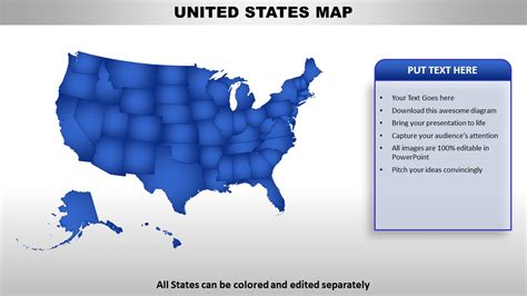 United States Country Powerpoint Maps Powerpoint Templates
