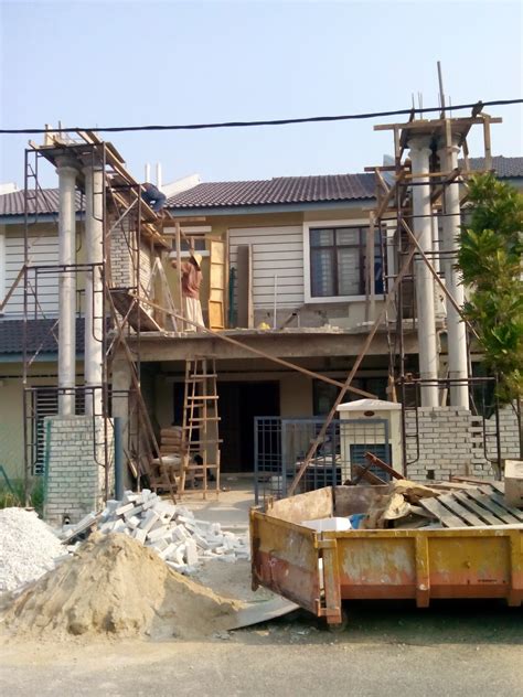 © © all rights reserved. Binaan Bangunan: Pembinaan Porch Untuk Rumah Teres 2 Tingkat