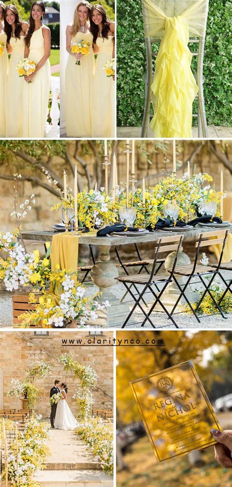 Top 9 Wedding Color Trends For 2022 Spring And Summer Yellow Wedding