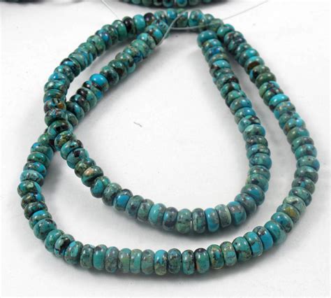 Natural Turquoise 6mm Smooth Round Beads A