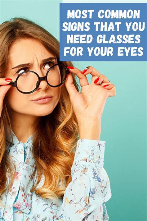 Signs You Need Glasses For Eyes 9 Signs To Know About In 2021 Eyewear Design Eyewear
