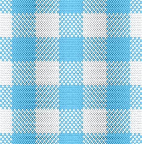 Premium Vector Gingham Knitted Texture Fabric Seamless Pattern For