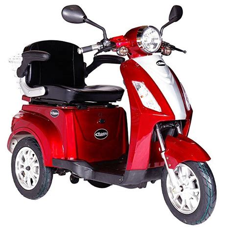 Rolektro E Trike 25 Rot Mit Eu Zulassung Elektroroller E Scooter 600 W