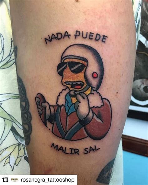 A Person With A Tattoo On Their Arm That Says Nada Puede Mallir Sal