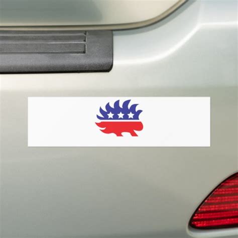 Libertarian Porcupine Bumper Sticker Zazzle