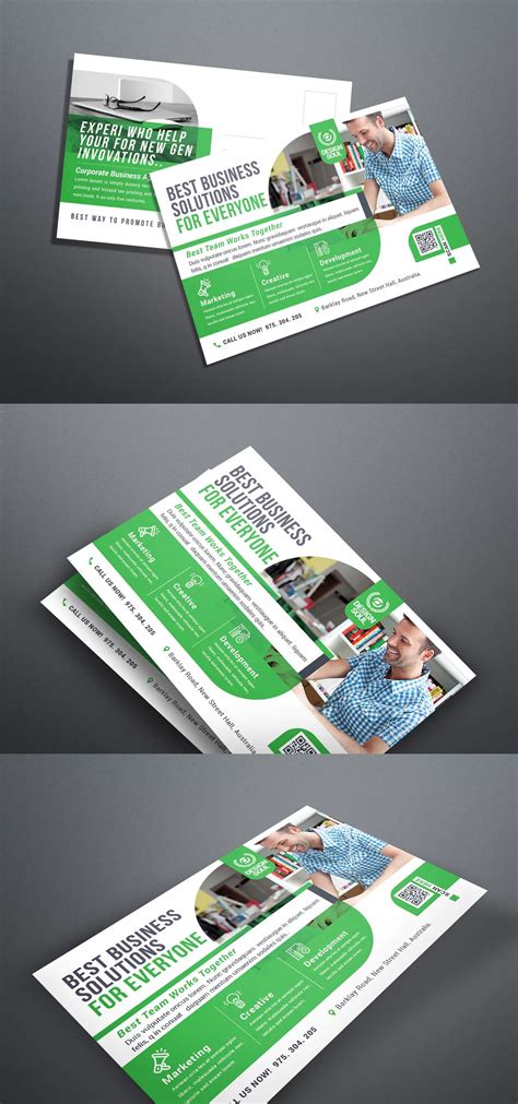 Corporate Postcard by designsoul14 on Envato Elements | Postcard template, Postcard, Postcard design