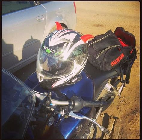 Agv devil horns motorcycle helmet. Motorcycle Helmets: Red Rubber Motorcycle Helmet Horns