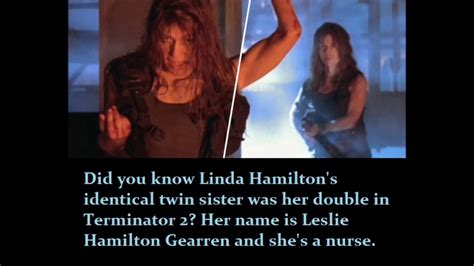 Cinemanecdotes Linda Hamiltons Twin In Terminator 2 Youtube