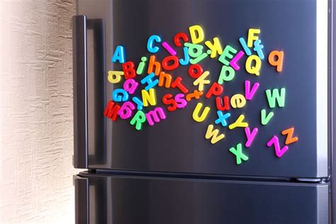 Magnetic Letters Fridge Match Up Letters For Kids Alphabet