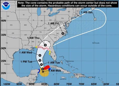 Tropical Storm Michael Strengthens Tracks Toward Us Landfall As