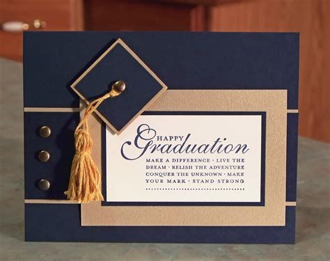 Handmade Graduation Card Features Grad Cap You Choose School Etsy