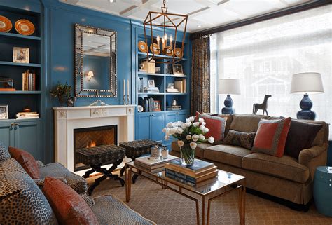 Blue Sofa Living Room Decorating Ideas House Decor Interior