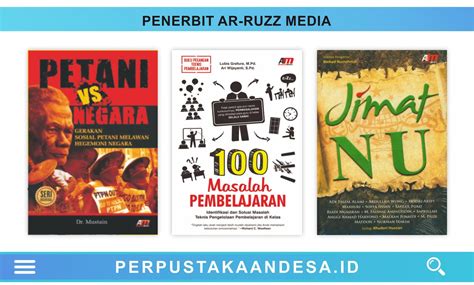 Daftar Judul Buku Buku Penerbit Ar Ruzz Media Perpustakaan Desa Indonesia