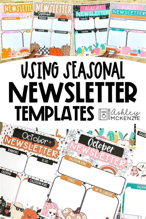A Blog Post About Using Seasonal Newsletter Templates In Your Classroom