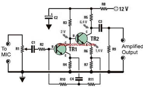 Condenser Mic Preamp Circuit Diagraam Wiring Draw