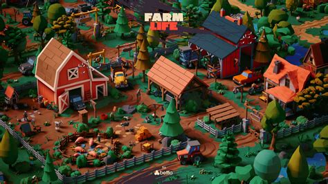 Farm Life Fbx Stylized Lowpoly Art Package Low Poly 3d Model Free Download Unity Asset