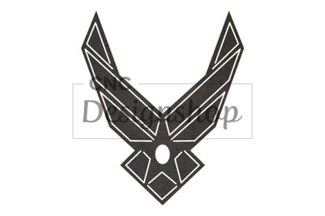 Air Force Logo Dxf File For Cnc