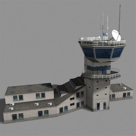 3d Model Air Control Tower
