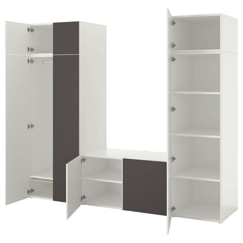 Maybe you would like to learn more about one of these? PLATSA Wardrobe with 8 doors - white/Skatval light grey - IKEA