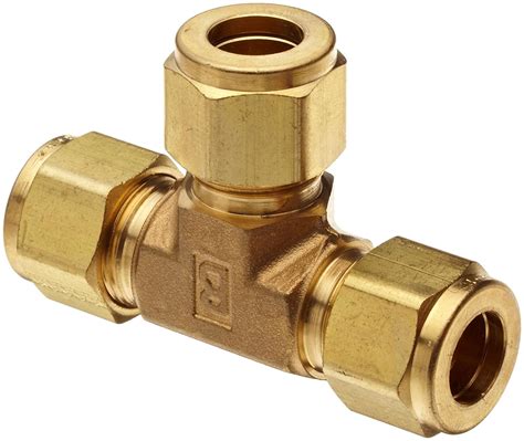 Tube Fittings Industrial And Scientific Tee 50064 04 50064 Brass