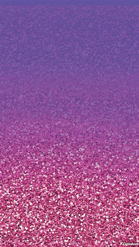 Pink And Purple Glitter Gradient Sparkle Wallpaper