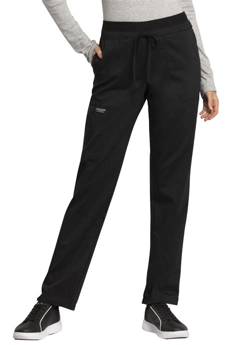 Workwear Revolution Women Medical Scrubs Pant Mid Rise Tapered Leg