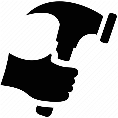 Construction Tool Hammer Hammer In Hand Hand Holding Hammer Hit
